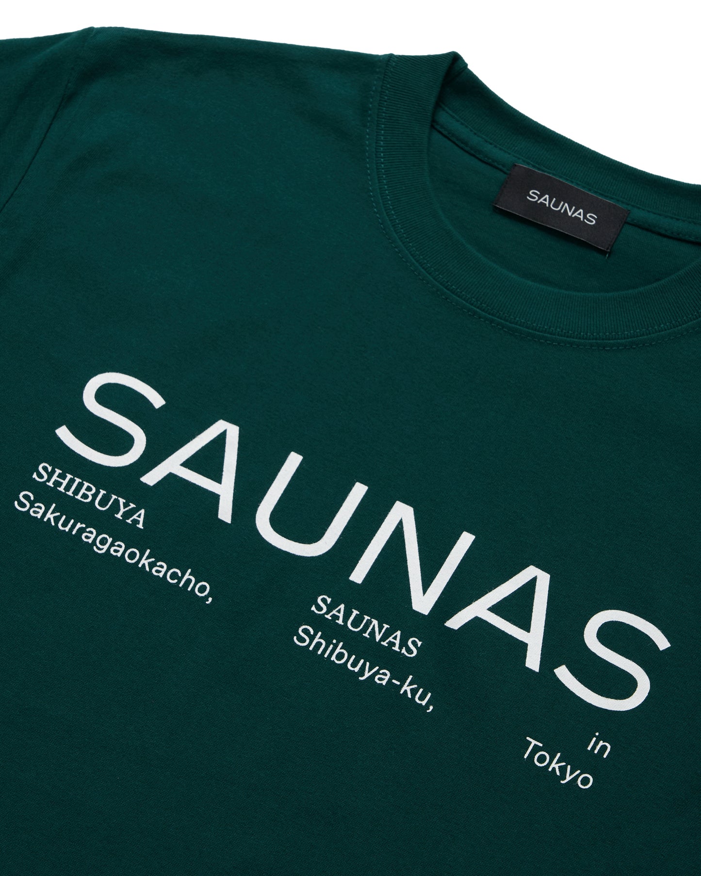 SAUNAS ロゴTシャツ 2025