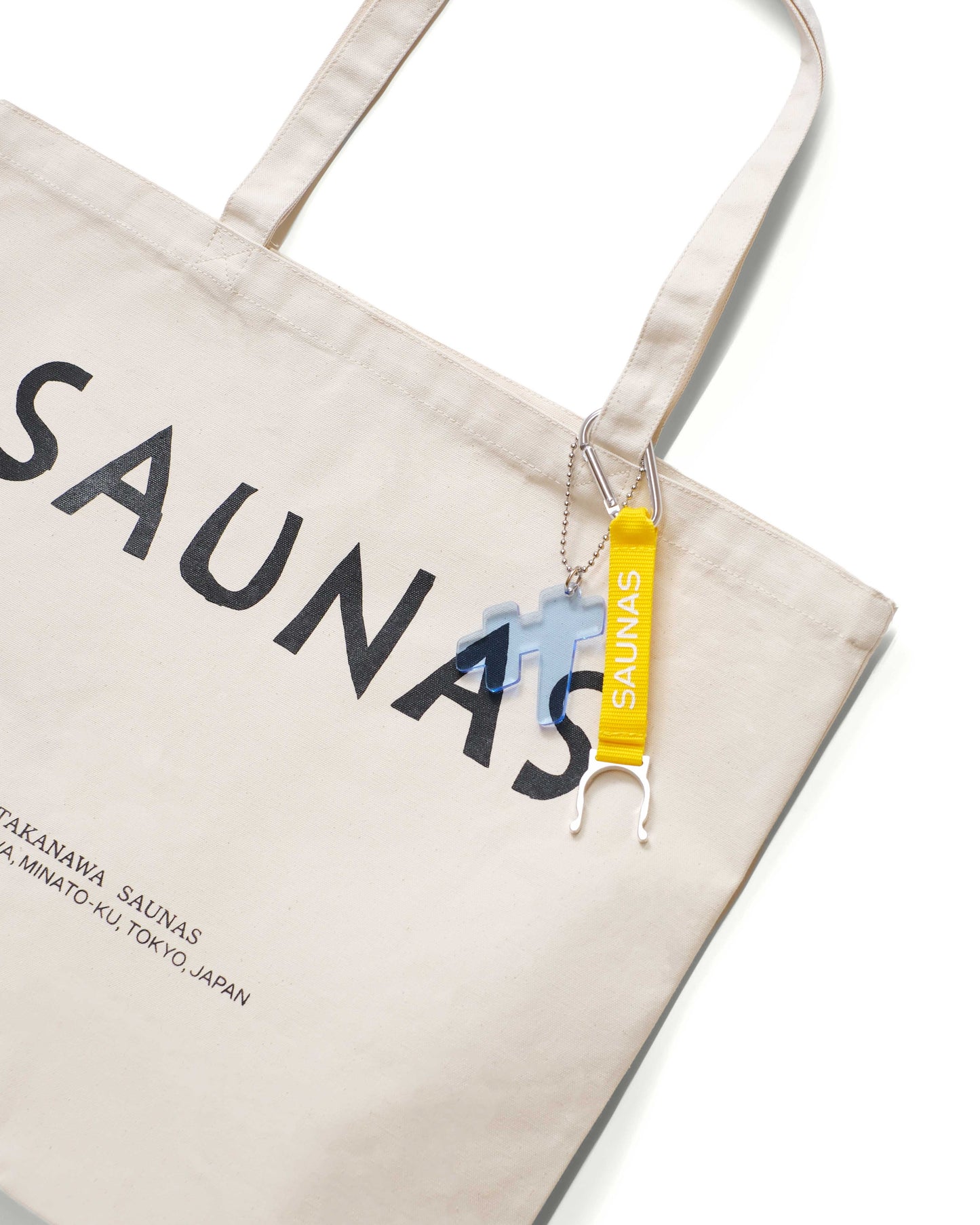 高輪SAUNAS ロゴ キャンパストート