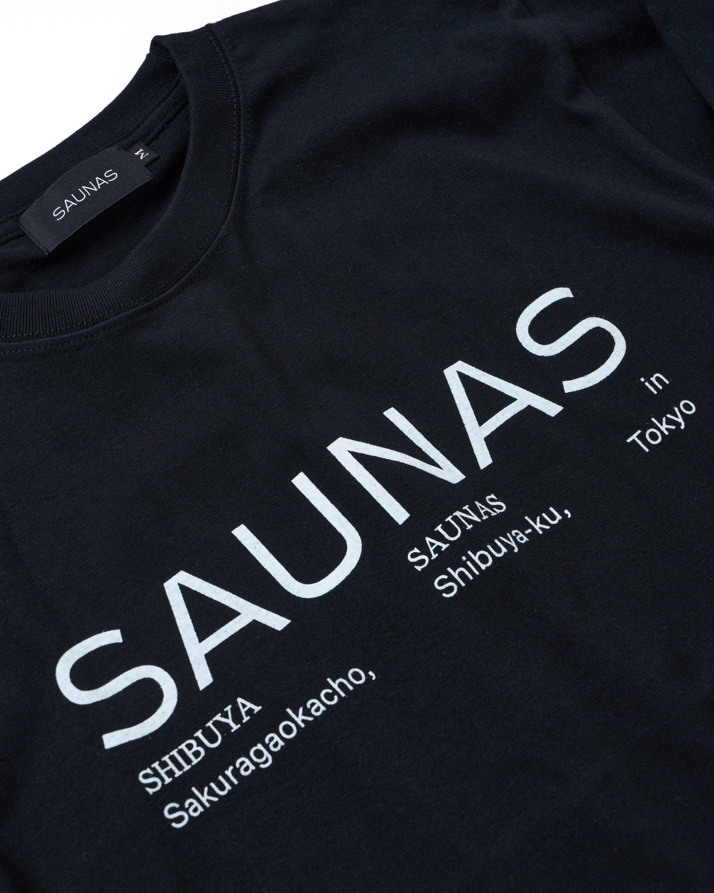 SAUNASロゴ ロングスリーブTシャツ