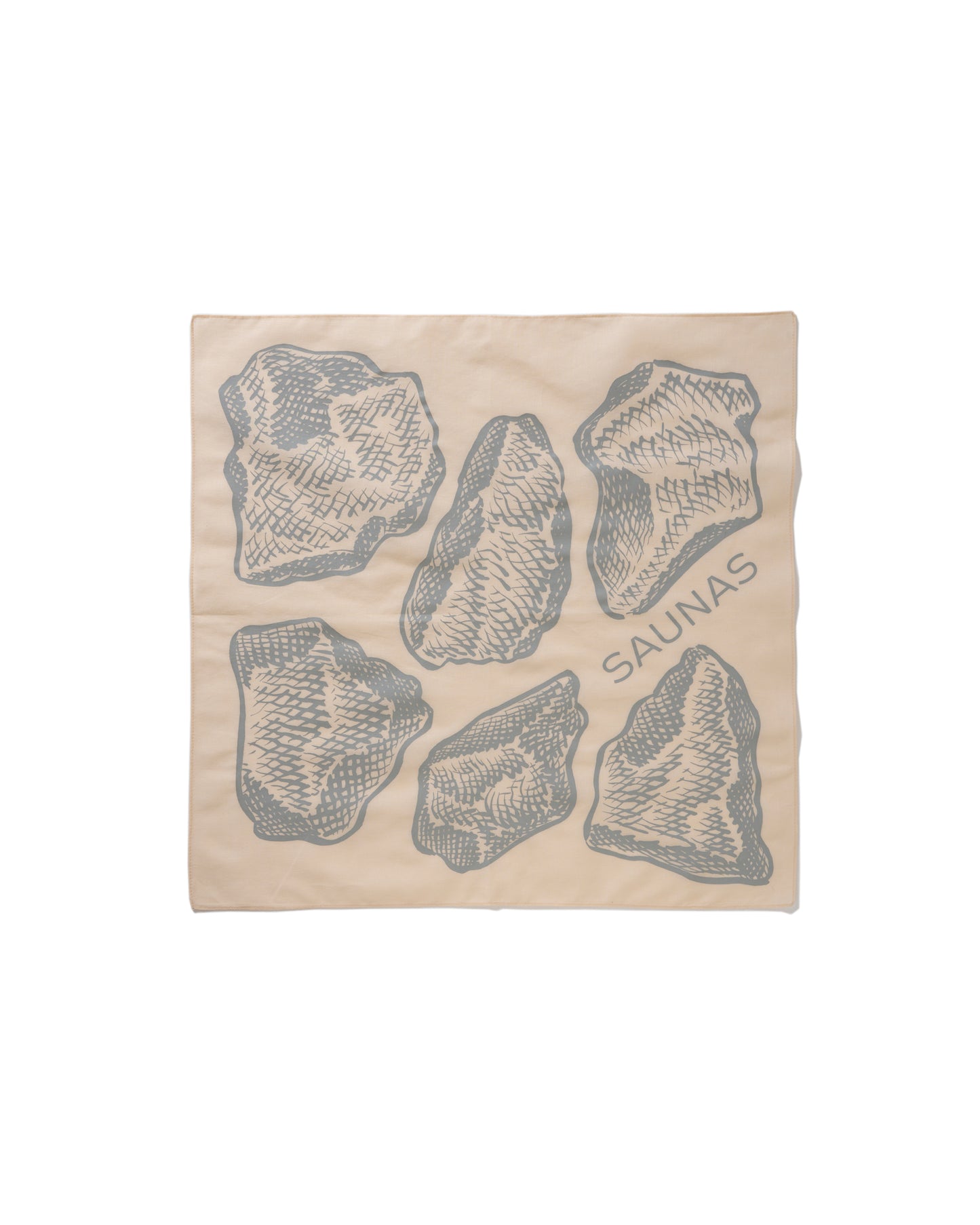 サウナストーン柄 バンダナ