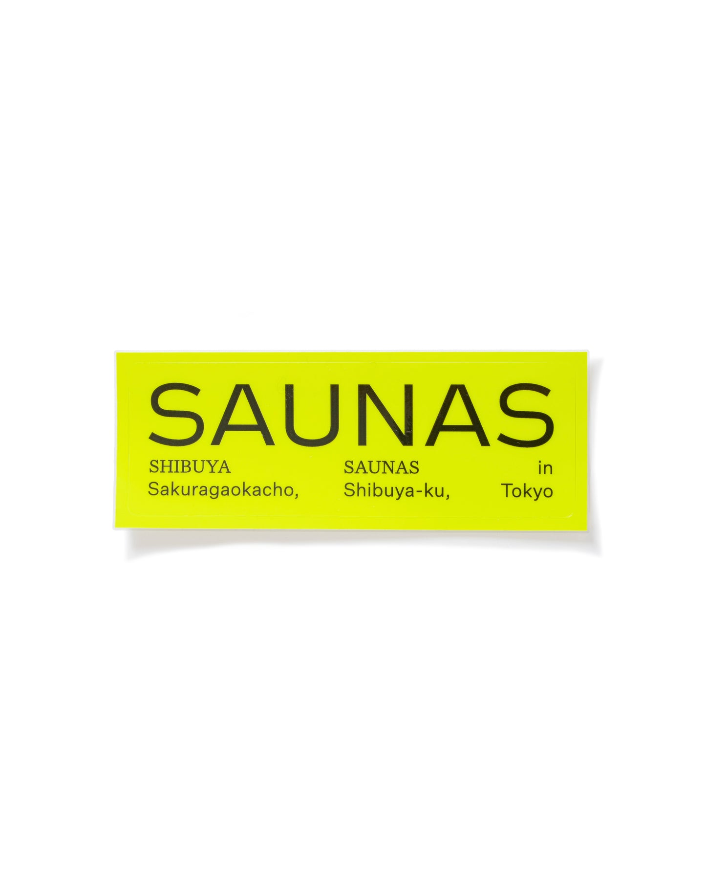 SAUNAS ロゴステッカー
