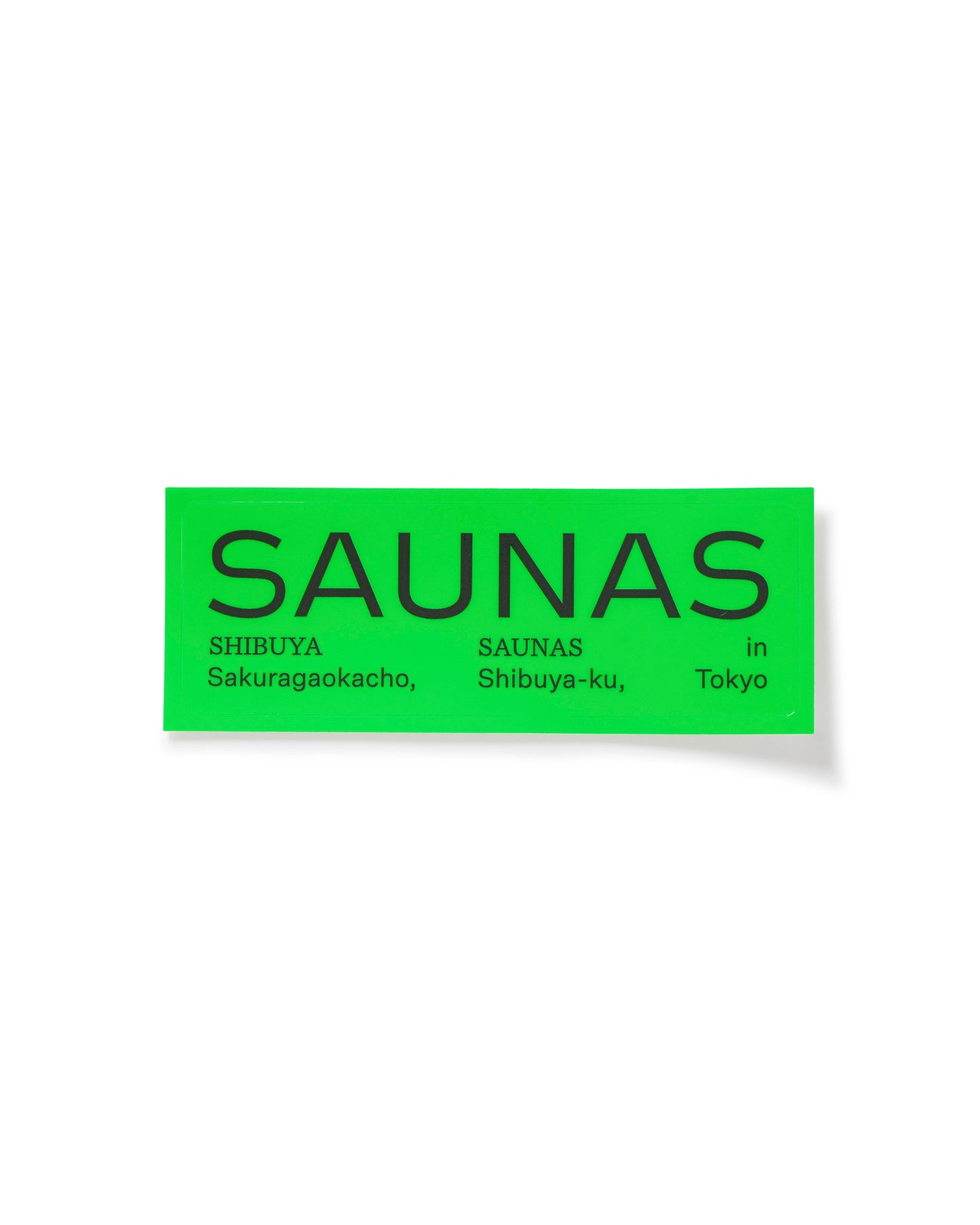 SAUNAS ロゴステッカー