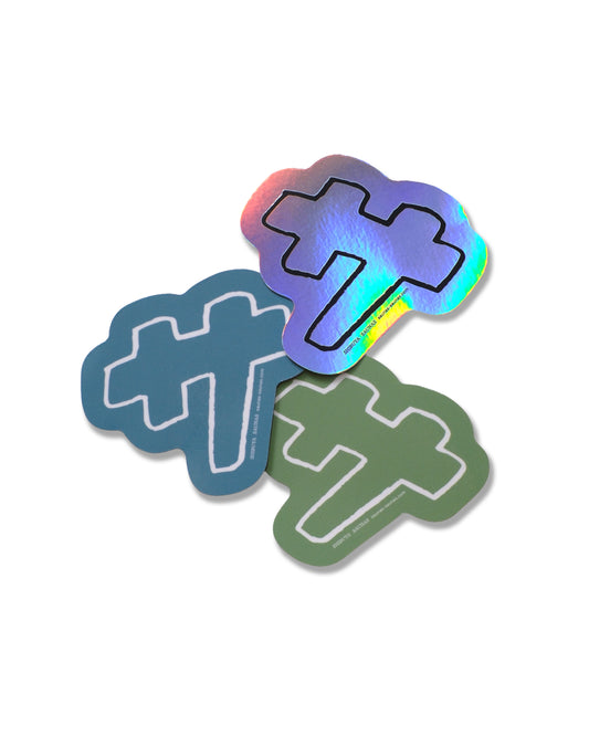 SAUNAS「サ」ステッカー（NEW）