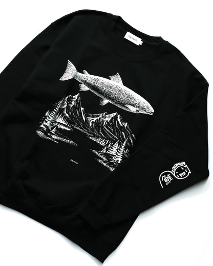 シャケ山 スウェット