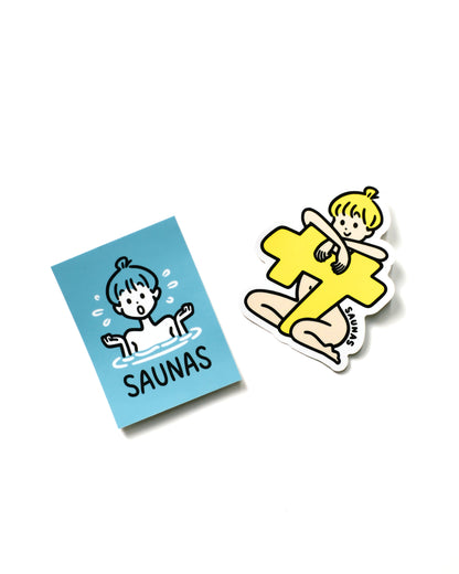 【白根ゆたんぽ×SAUNAS】ステッカー