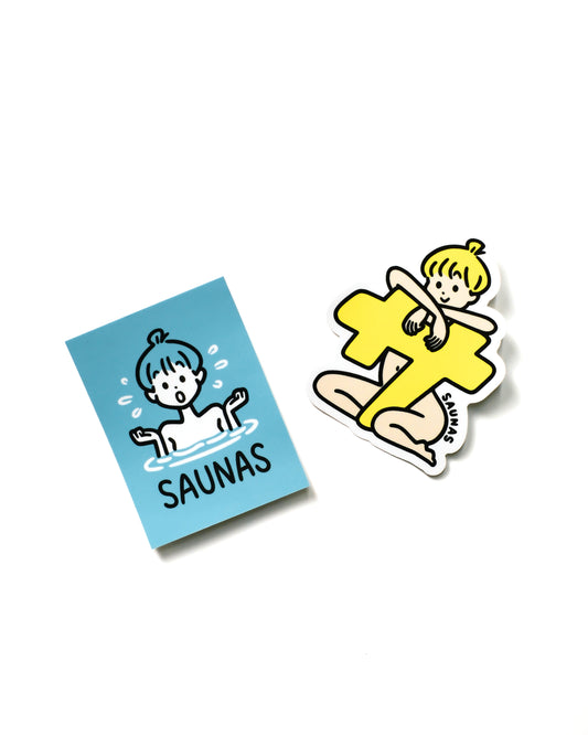 【白根ゆたんぽ×SAUNAS】ステッカー