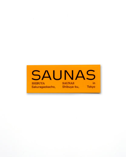 渋谷SAUNAS ロゴステッカー(New color)