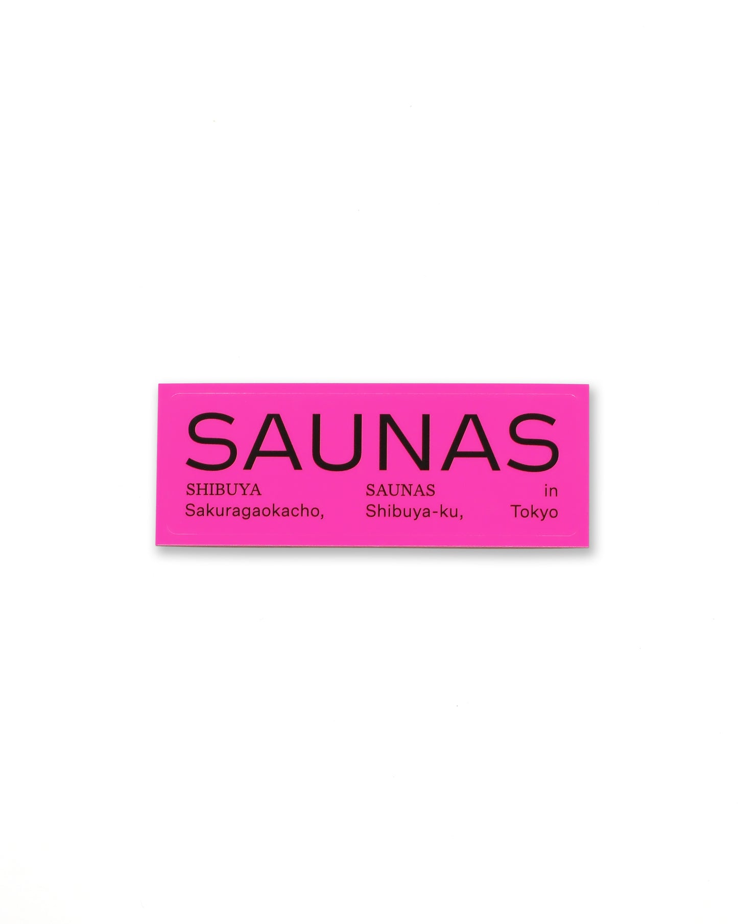 渋谷SAUNAS ロゴステッカー(New color)