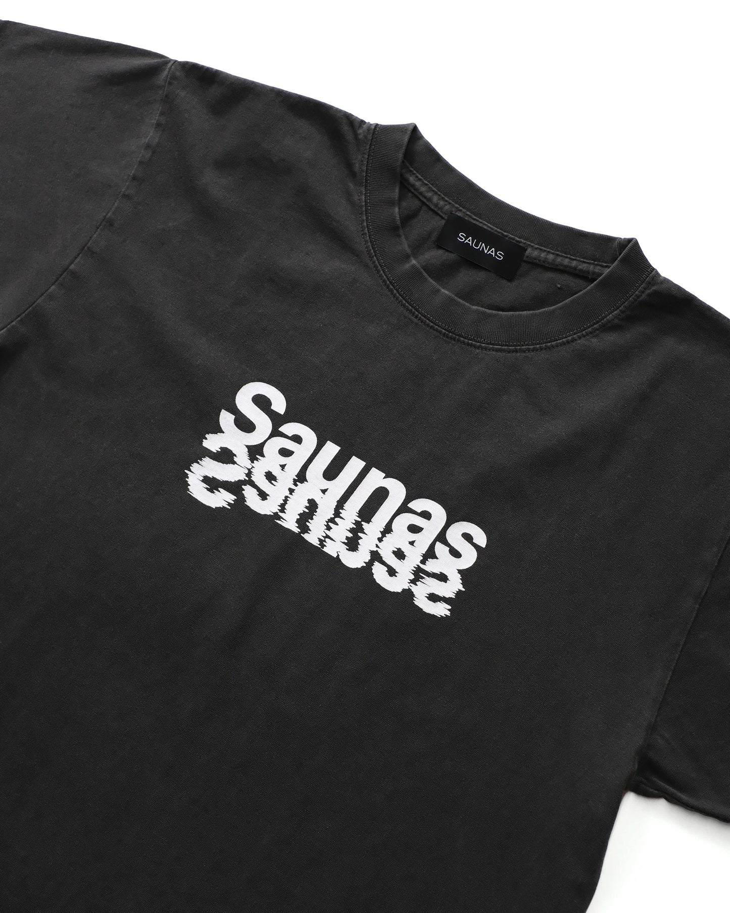SAUNAS 水面ロゴTシャツ