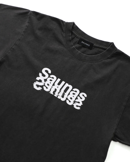 SAUNAS 水面ロゴTシャツ