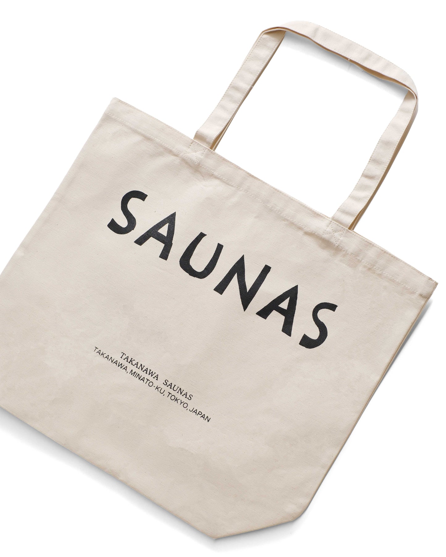 高輪SAUNAS ロゴ キャンパストート