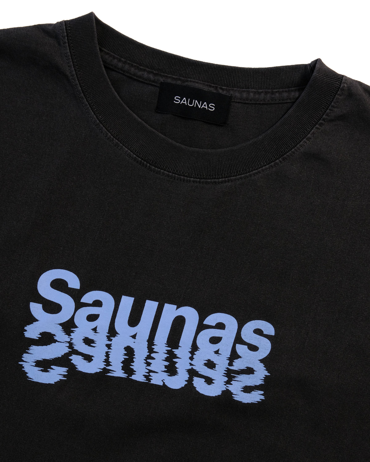 SAUNAS 水面ロゴ ロングスリーブTシャツ