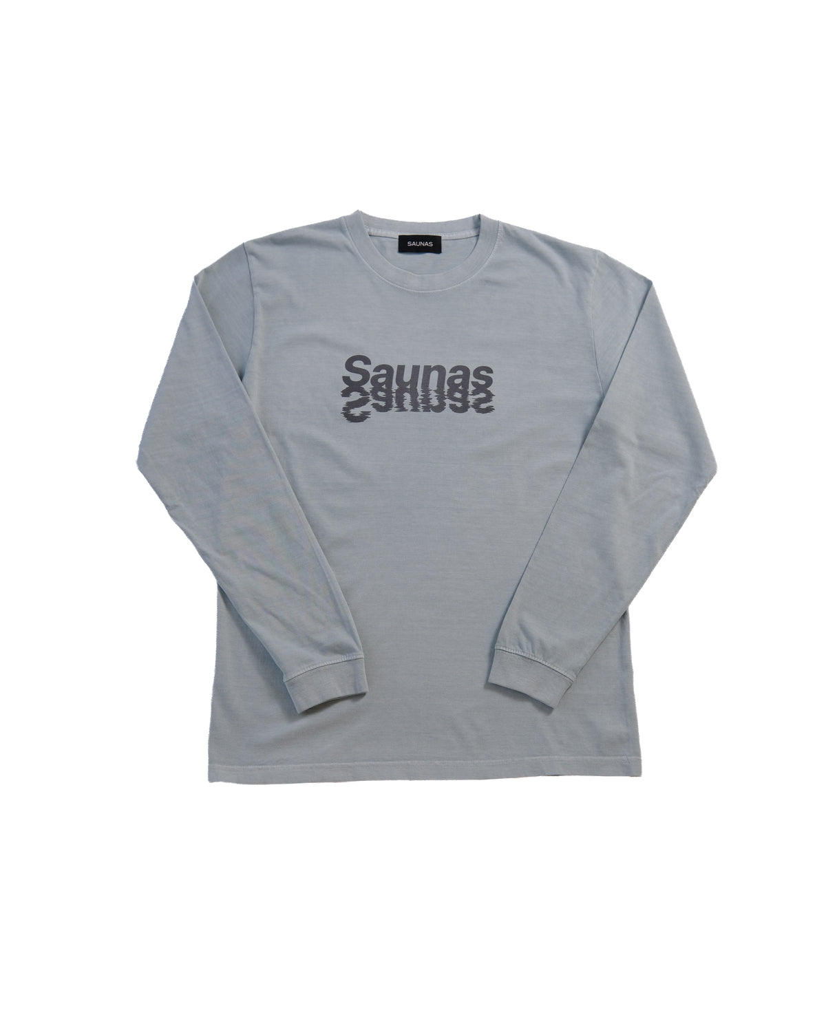 SAUNAS 水面ロゴ ロングスリーブTシャツ