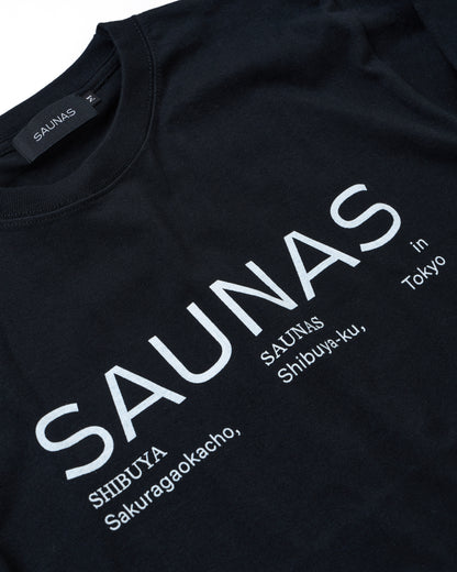 SAUNASロゴ ロングスリーブTシャツ